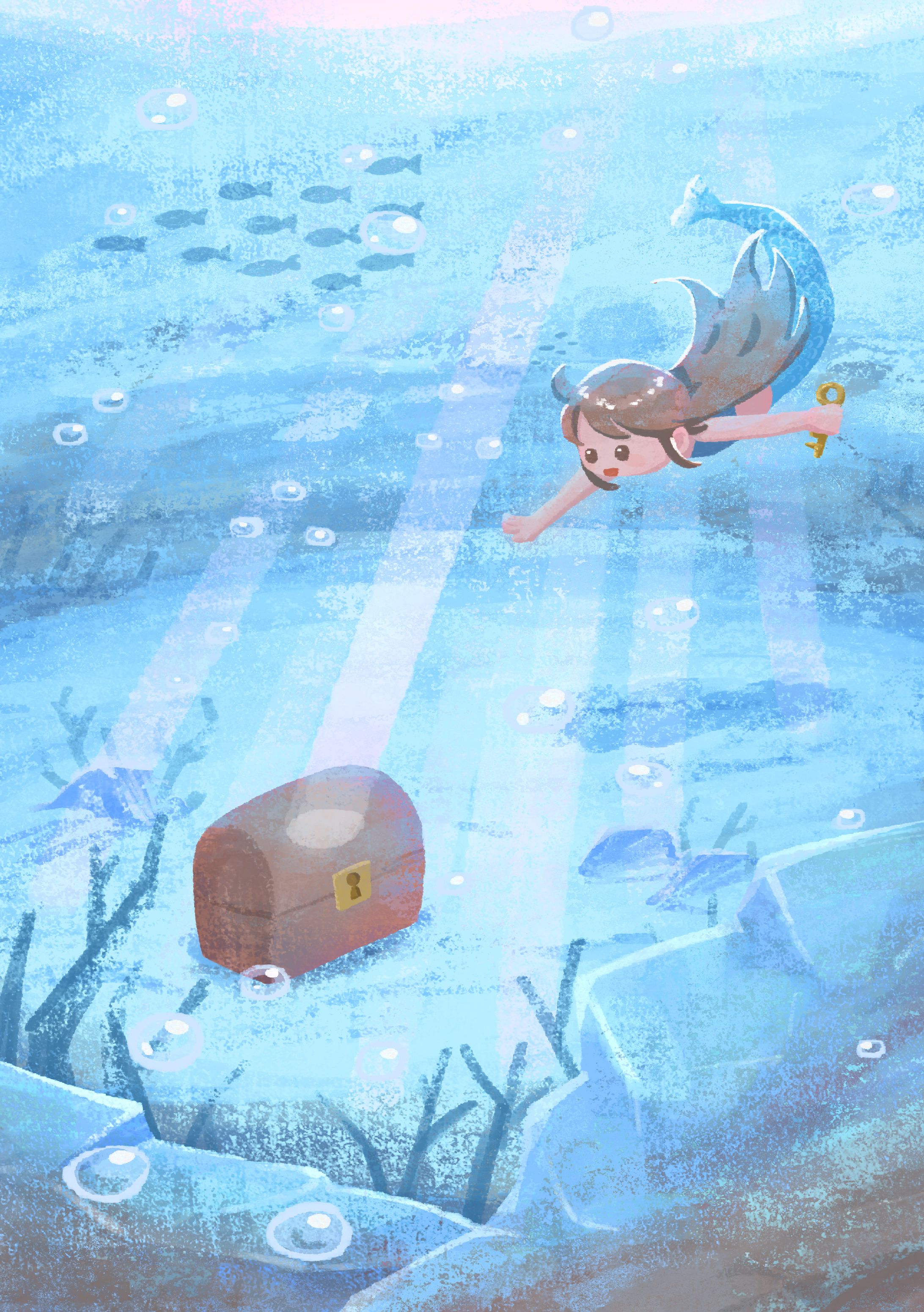 イラスト 海-1