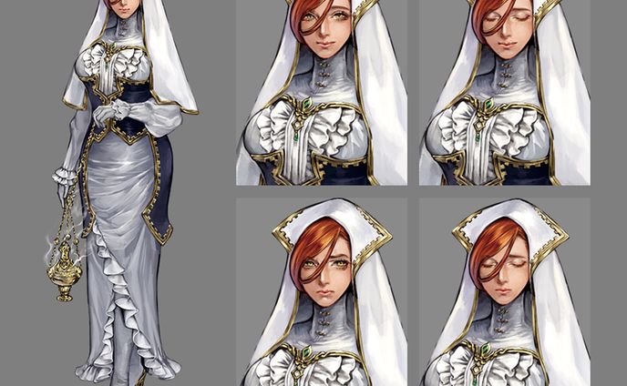 ファンタジー創作女性キャラ