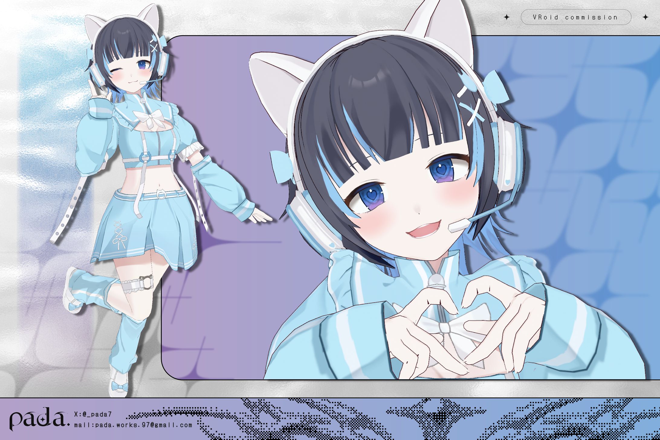 VRoid 3D model / 乾唯 咲結-1
