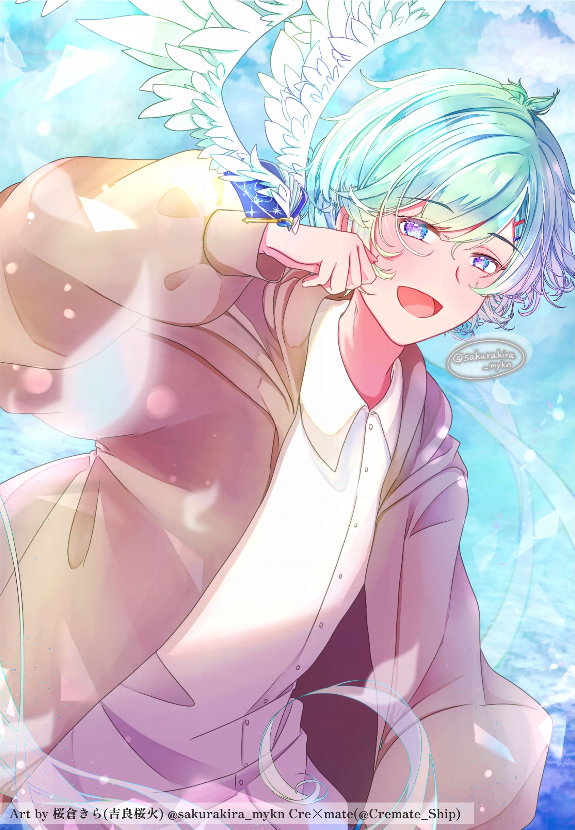 糸雫撚葉 様 歌ってみたMVイラスト-1