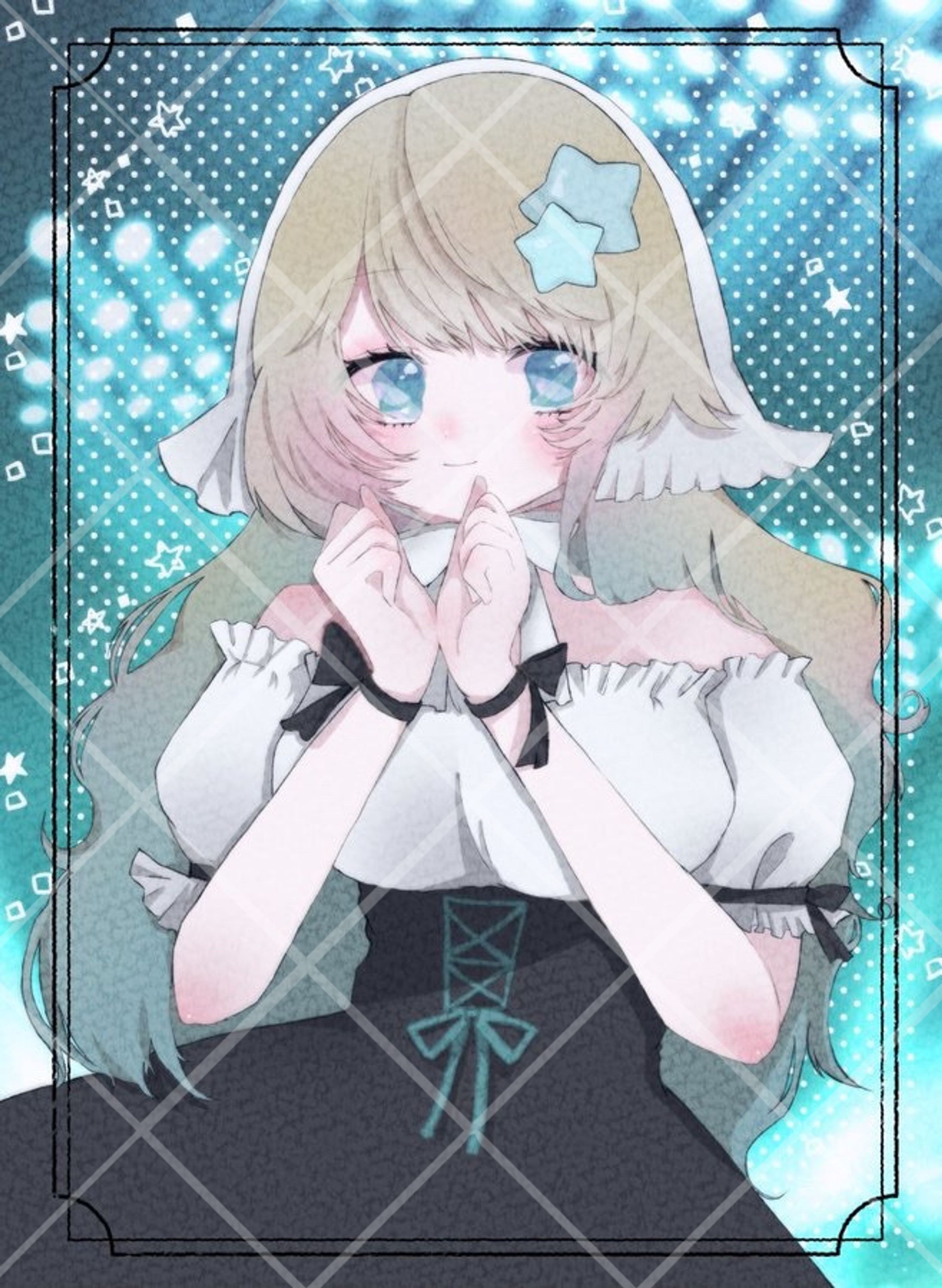 背景簡易一枚絵（バストアップ～腰上）-1