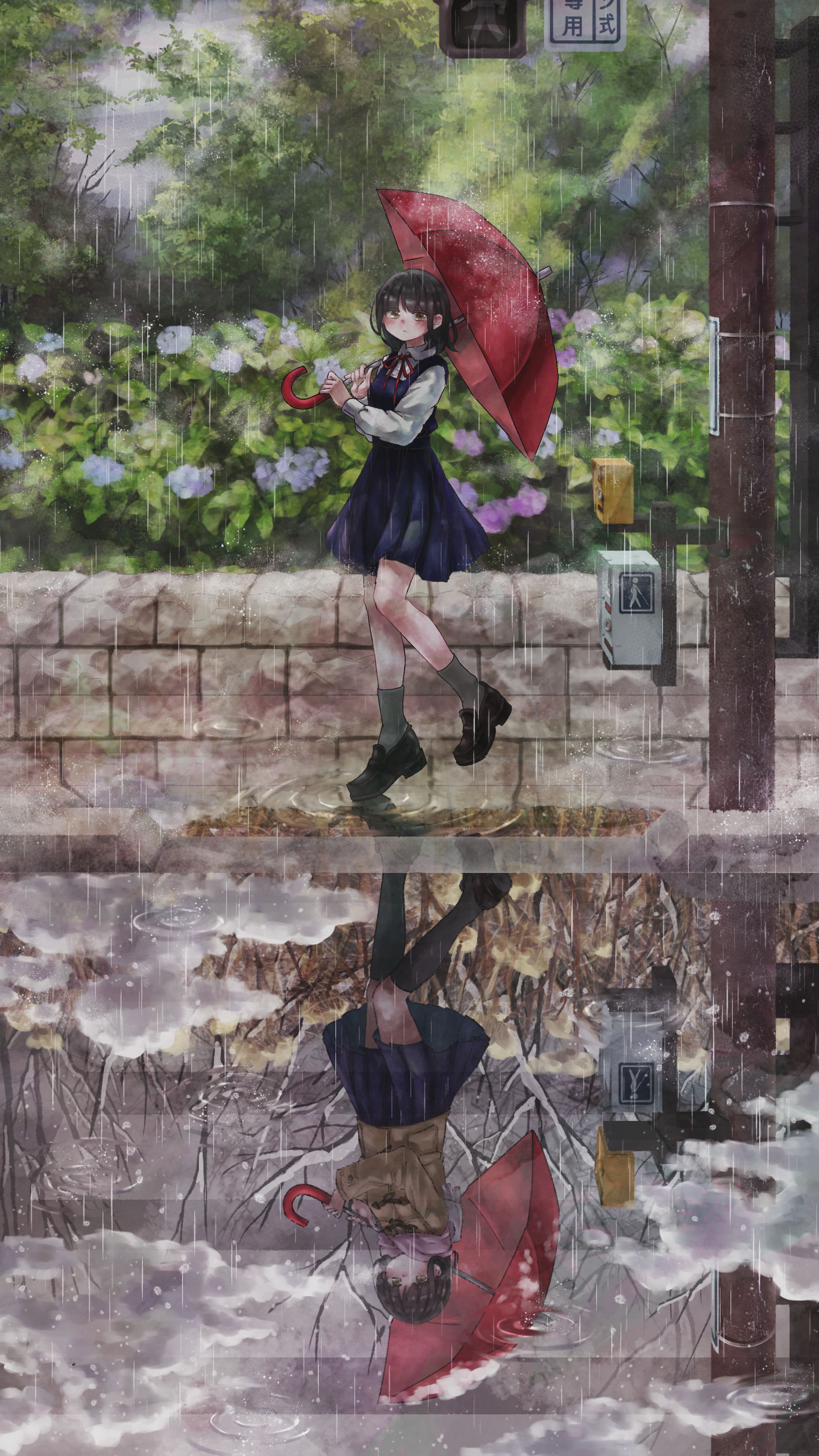 水溜に映ずる-1