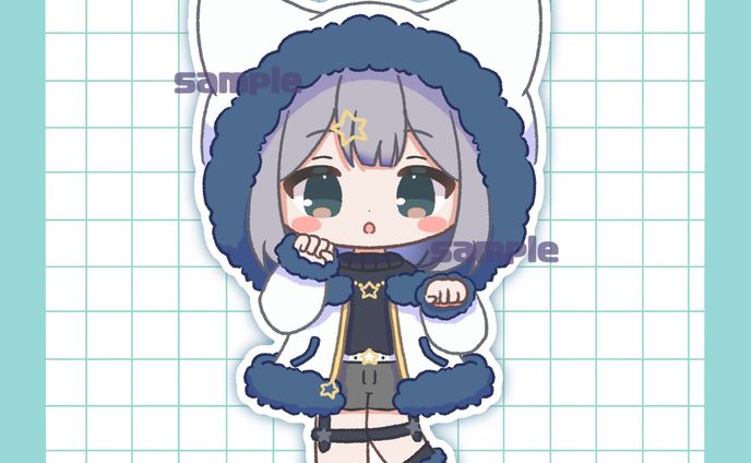 Tokiプロダクション所属 夜星ふゆ様 ミニキャラ