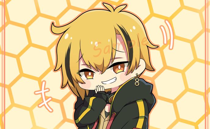 蜂谷エイト様デフォルメイラスト