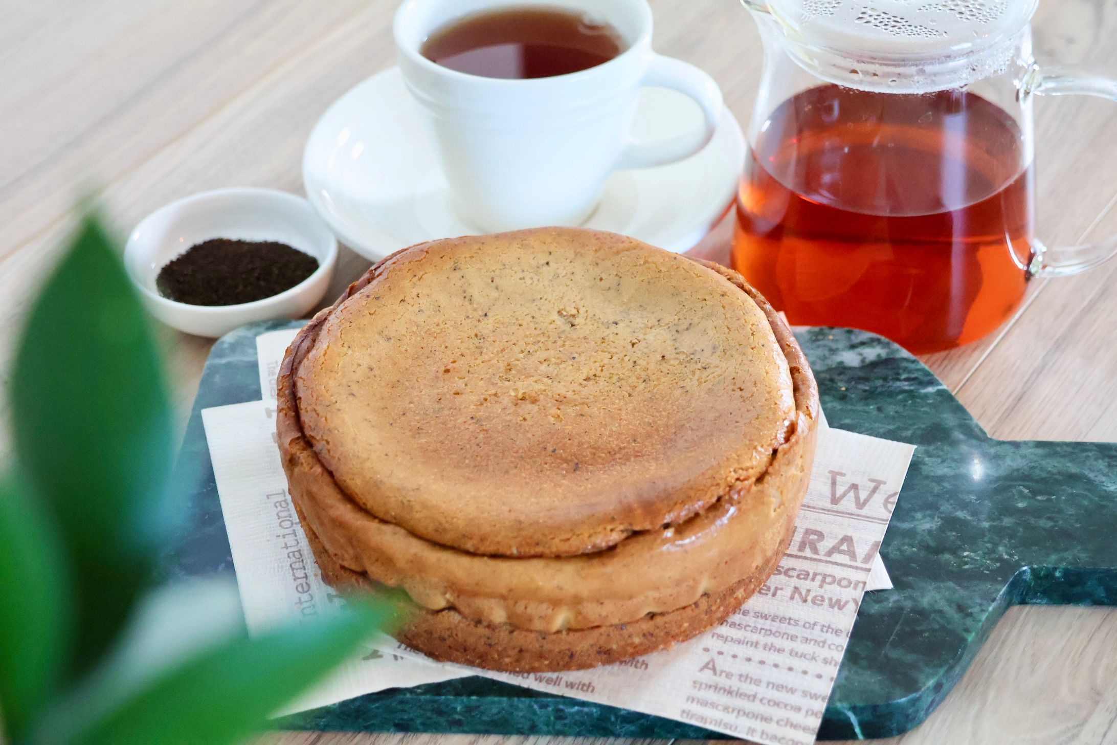 紅茶のチーズケーキ-1