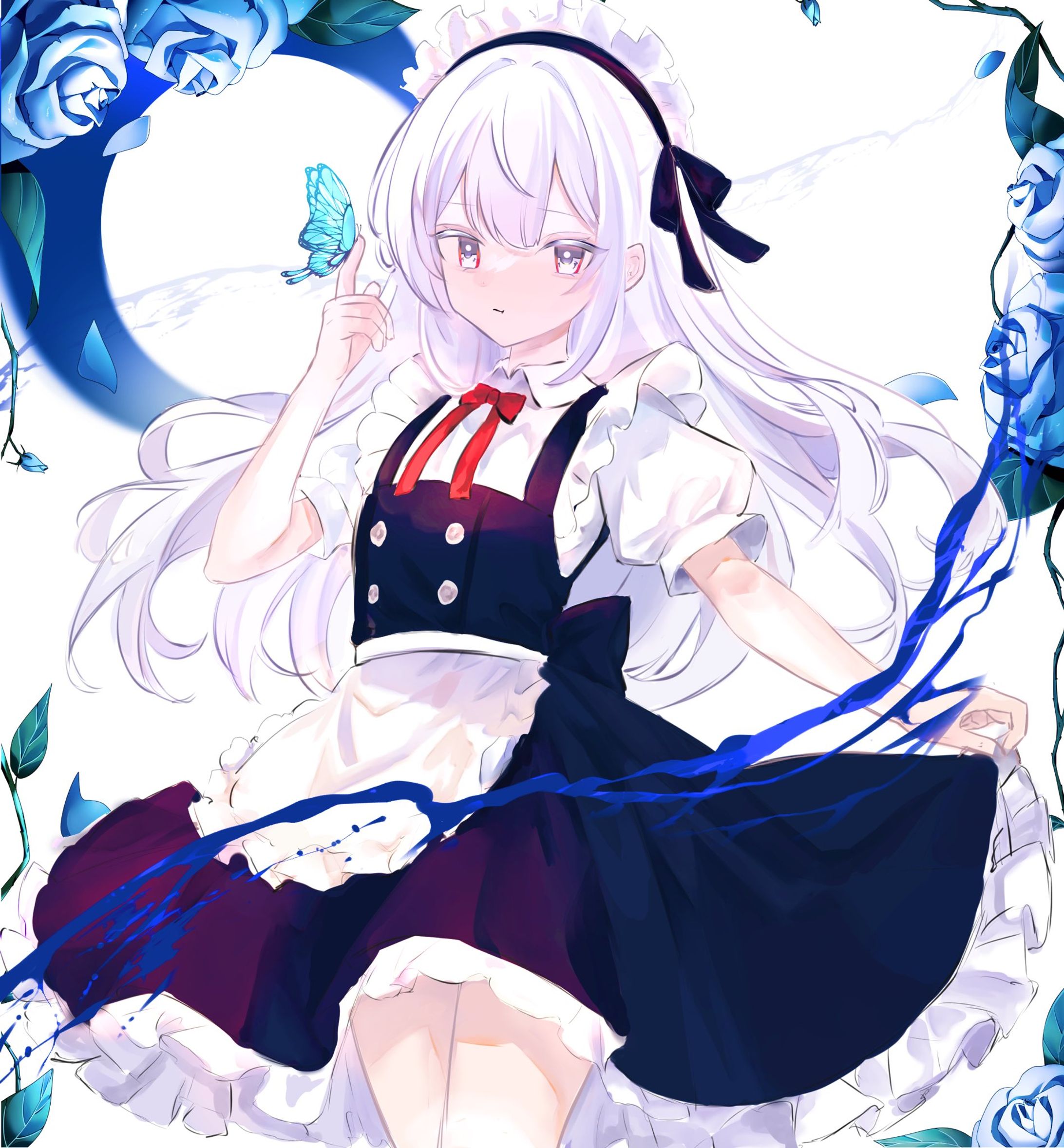 白髪ショタメイド-1