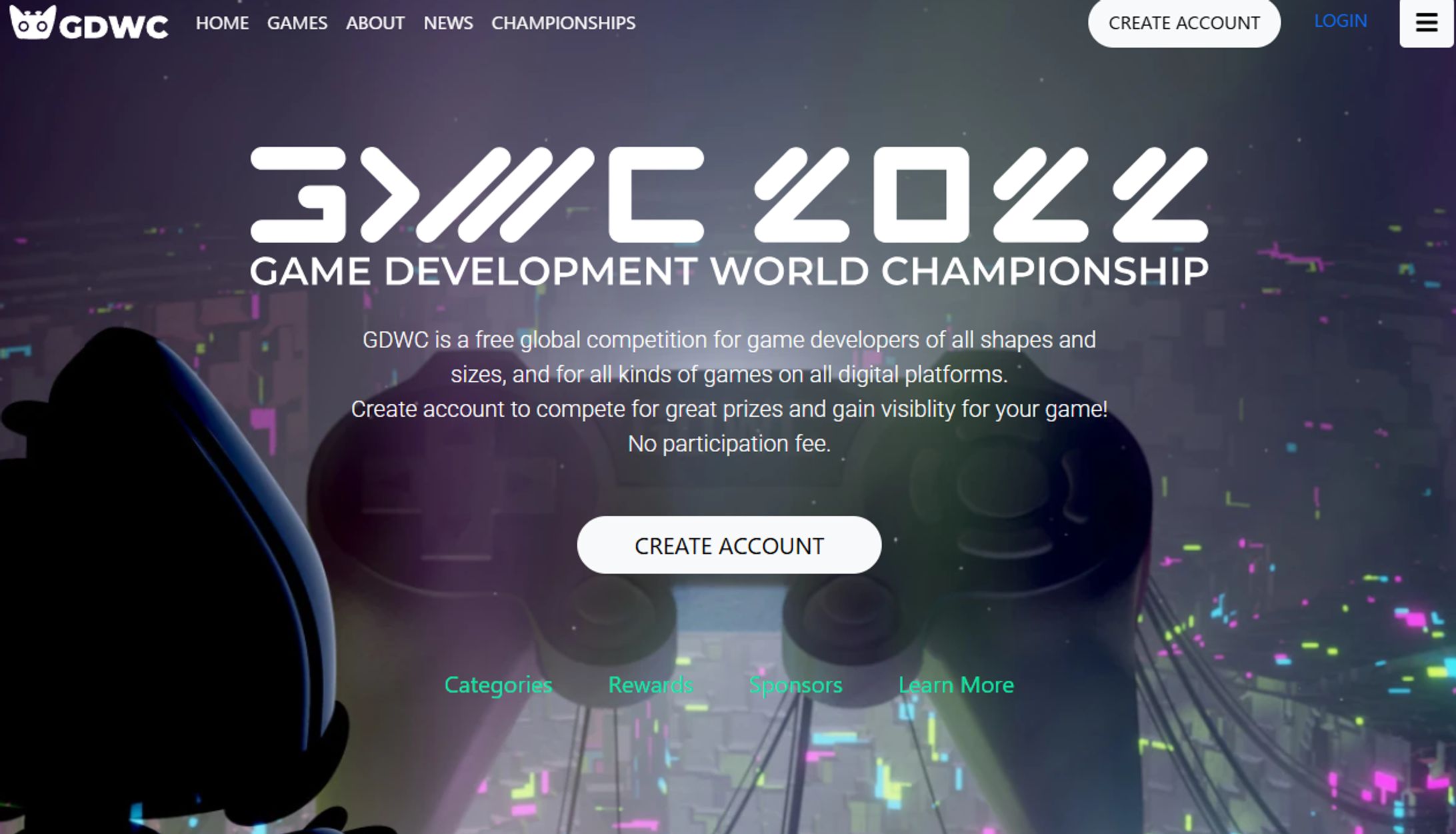 【受賞・採択実績】GameDevelopment World Chanpionship2022 Hobby Category～FINALIST～-1