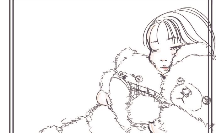 ポートレート人物イラスト