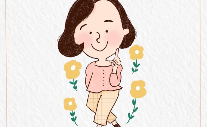 ママのためのコーチ井原ゆき様の似顔絵制作
