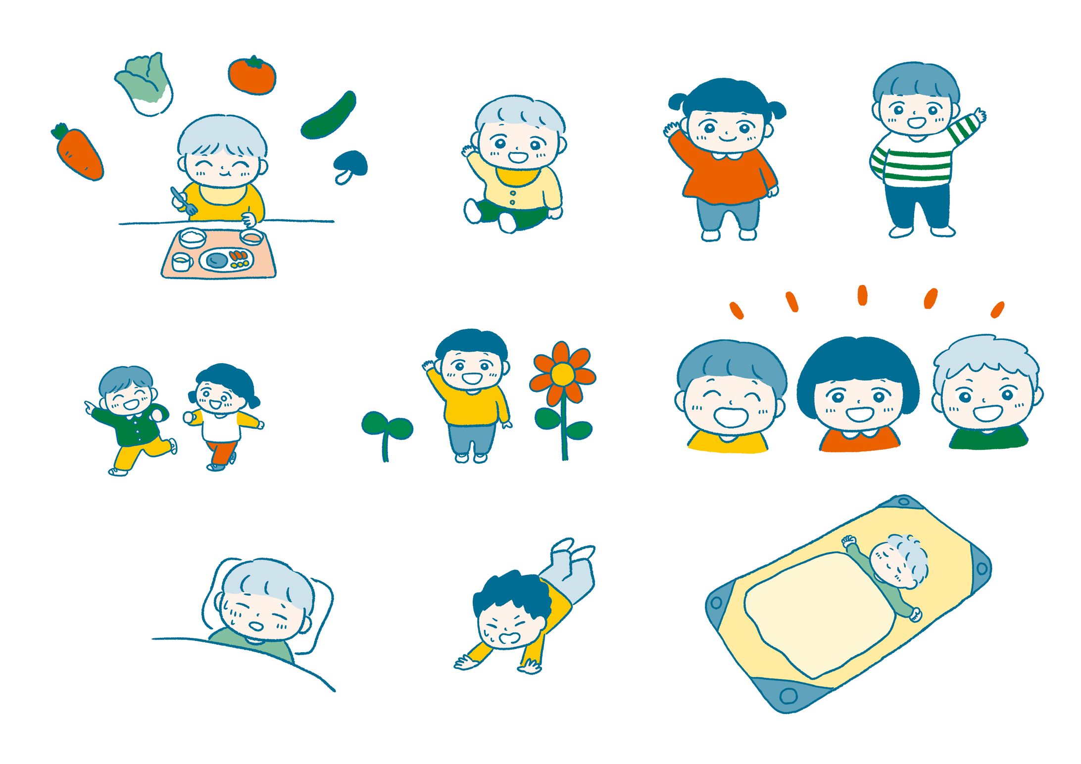 広報イラスト：高槻市認可小規模保育園「フルール上本町保育園」-1