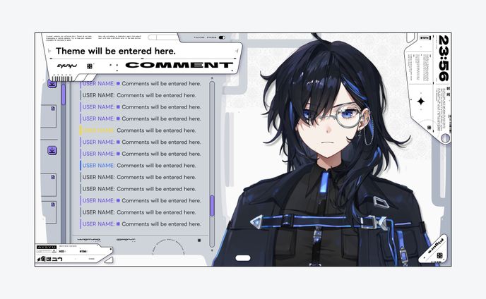 絢世ユウ様_配信画面