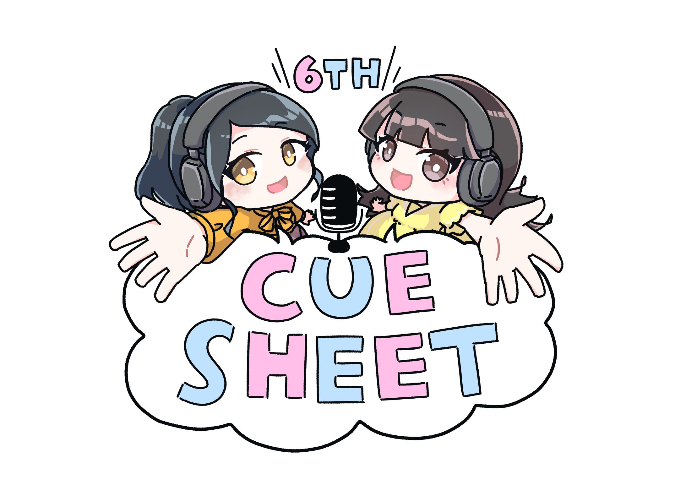 【仕事】ラジオ番組ロゴイラスト-1