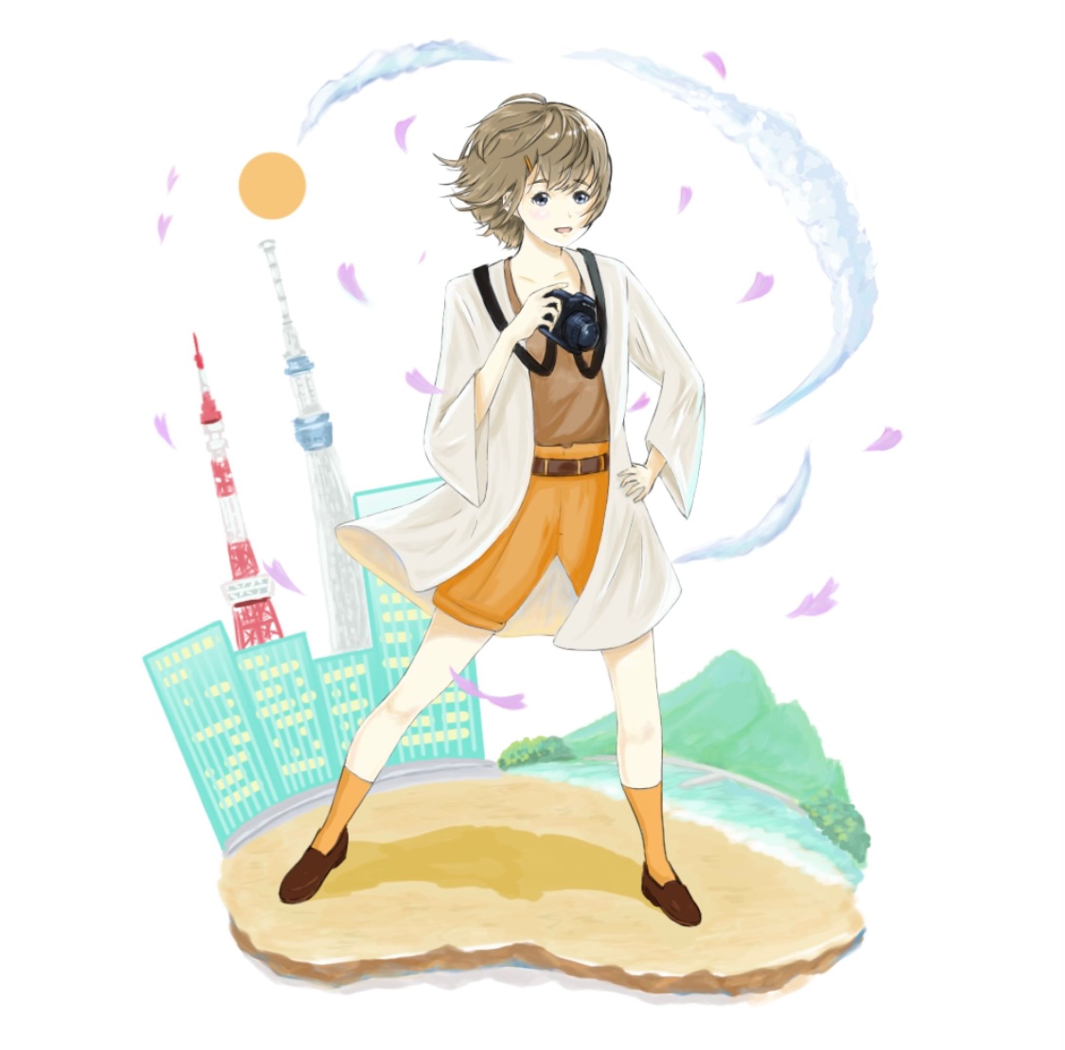 ソーシャルゲーム風イラスト-1