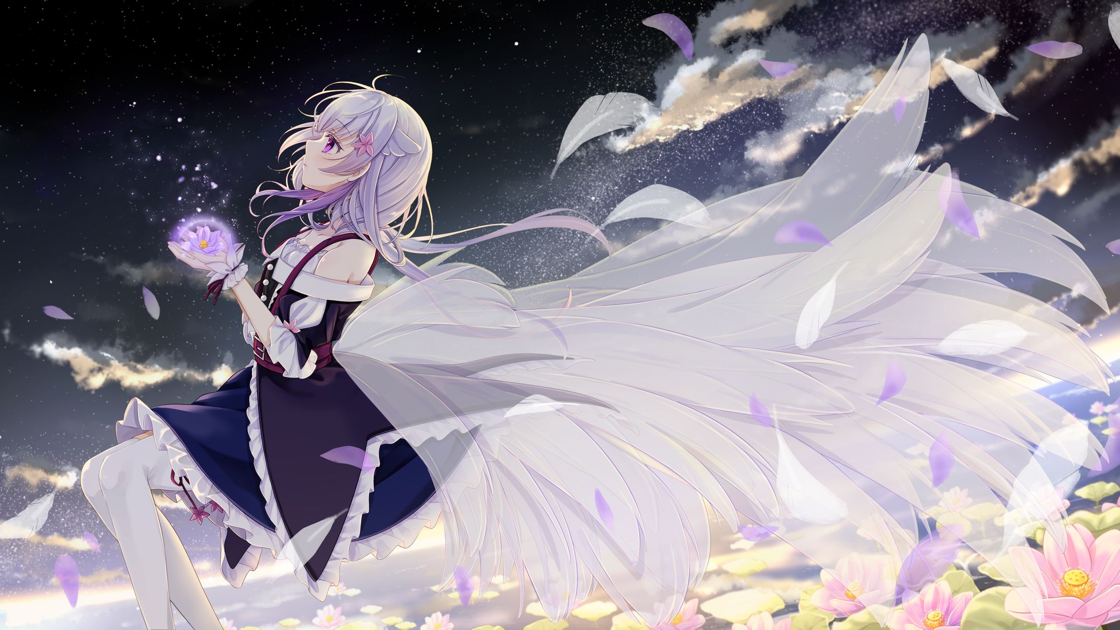 Vtuber 天晴みぅ様 歌ってみた動画用イラスト 