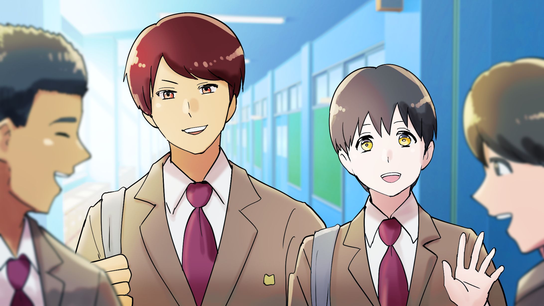 Youtuber様　動画用マンガ　学校系-1