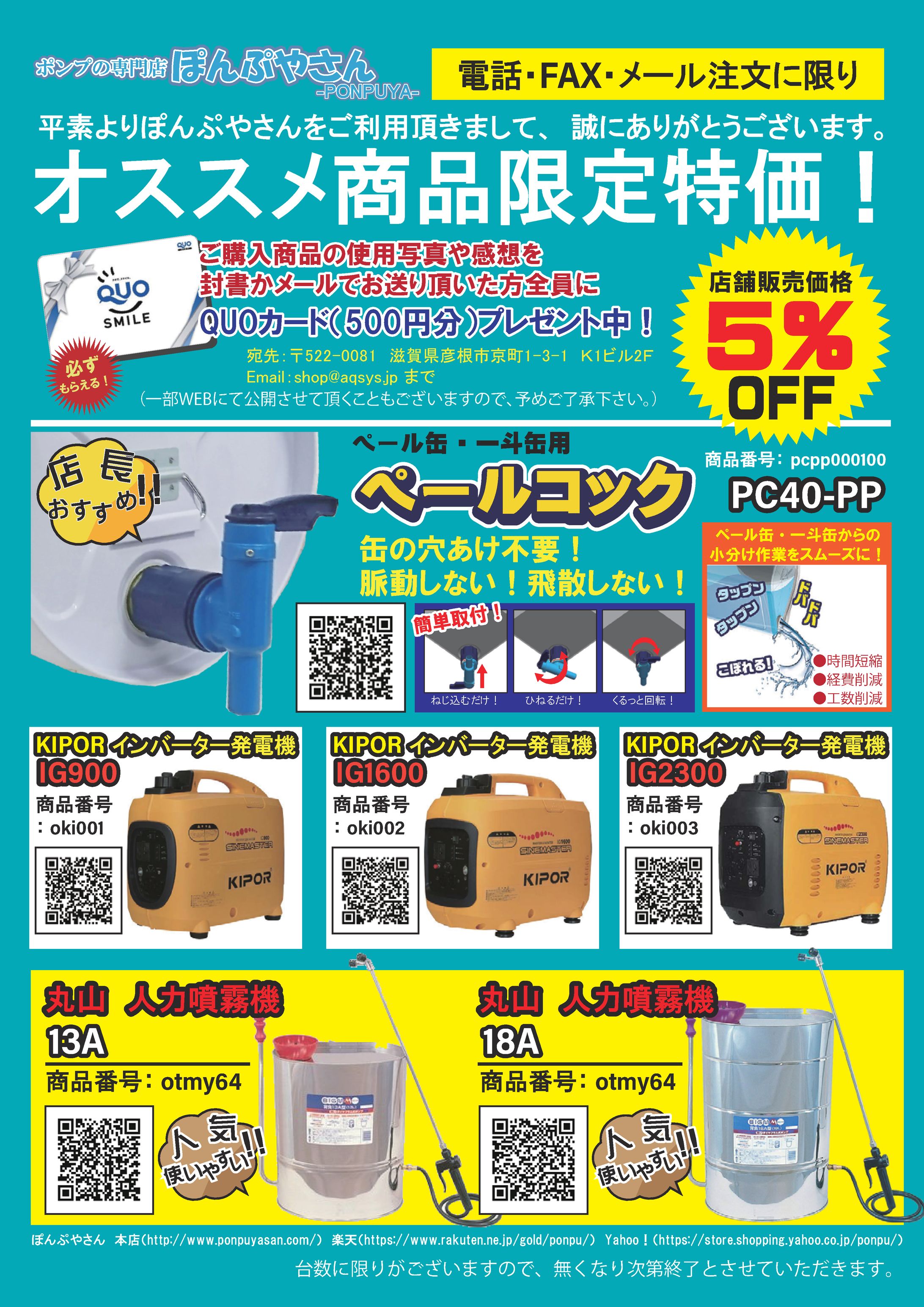 ECサイトチラシ（2019年）-1