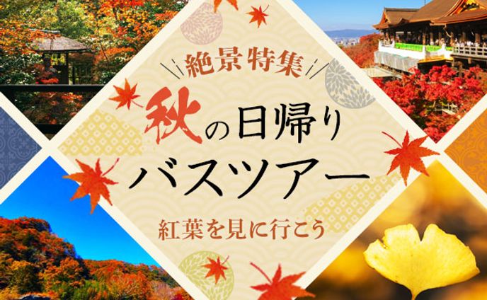 秋の日帰りバスツアー