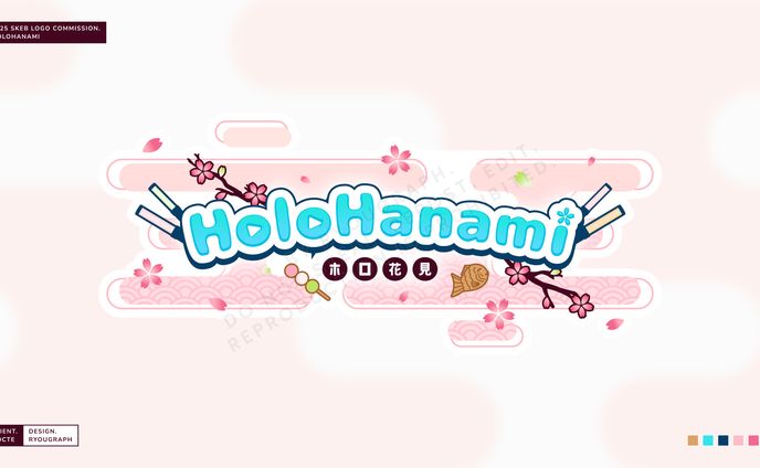 name logo、mix