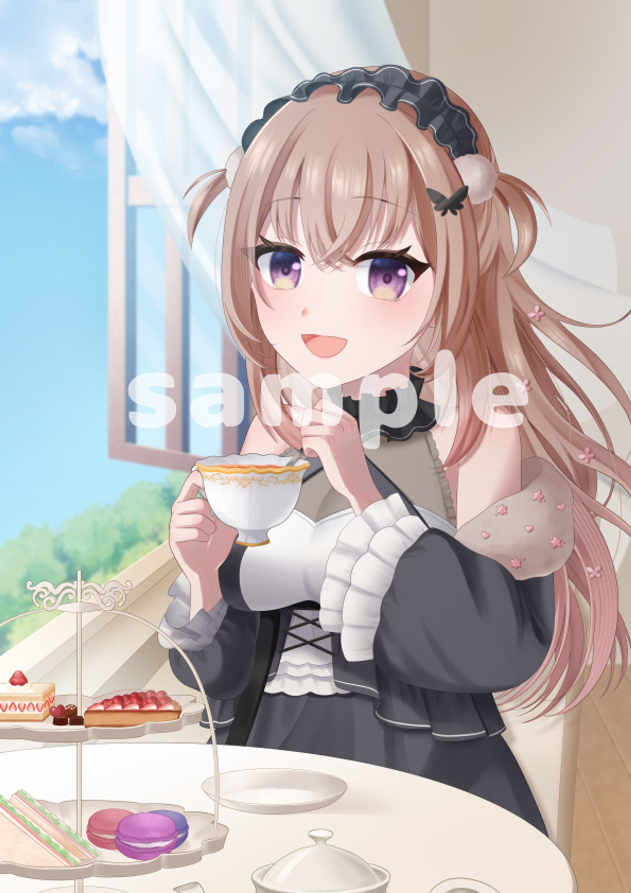 黒森愛音様オンラインくじイラスト-1