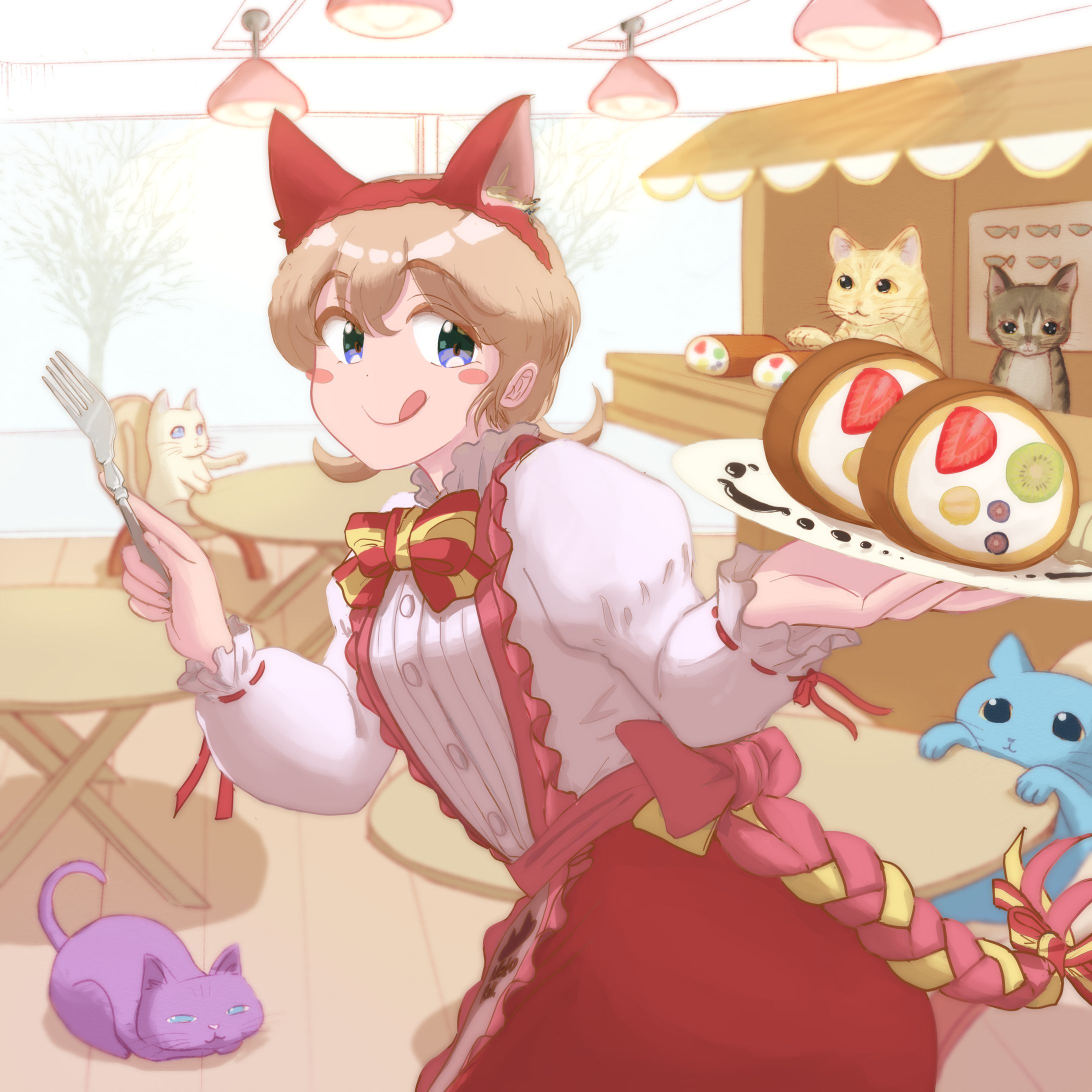 猫のロールケーキ屋さん-1