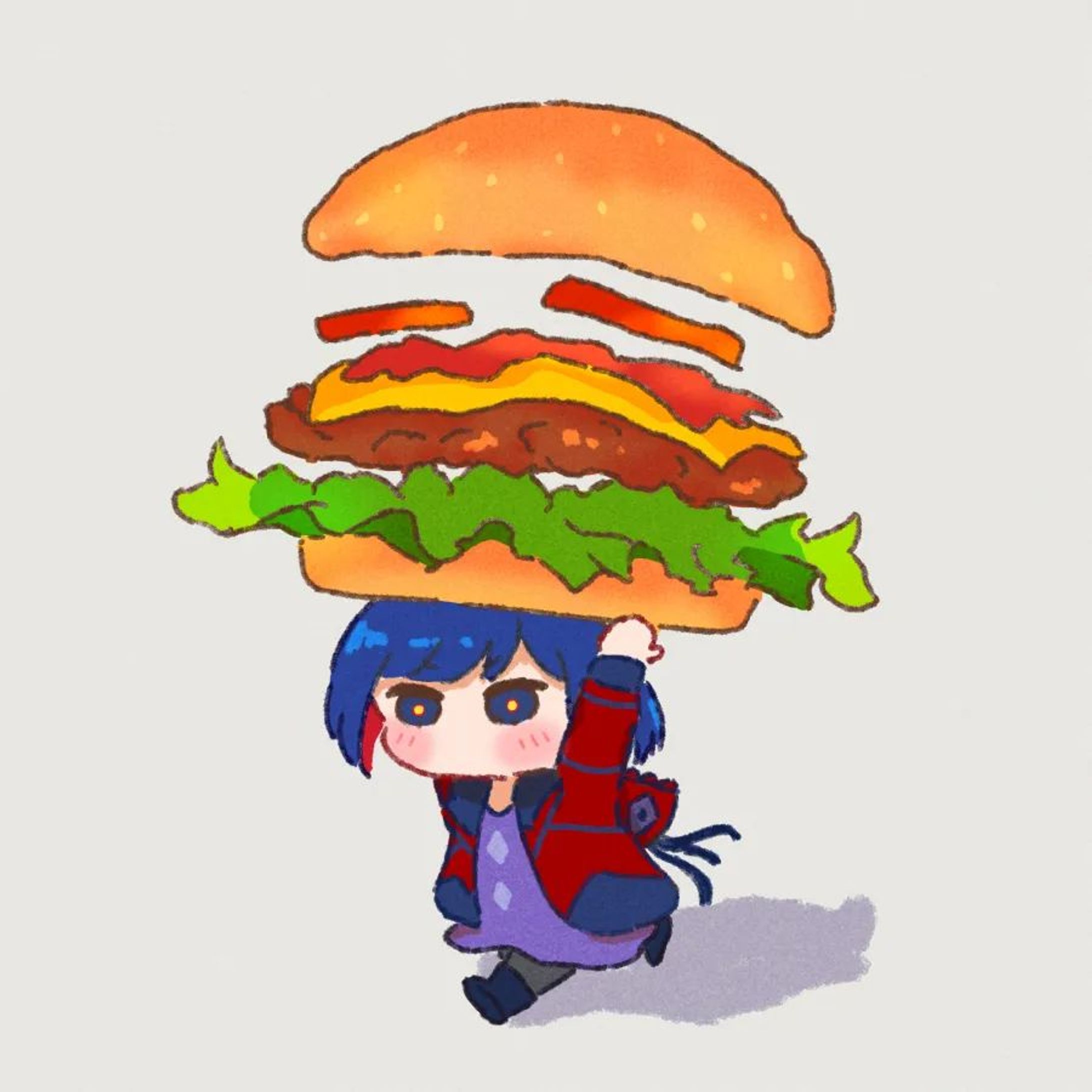 Have some borgar today 🍔
.
.
.
#art #fanart #RIM #理芽 #理芽美術部  #kamitsubaki_studio #vsinger #doodle #artoninstagram #artistsoninstagram-1