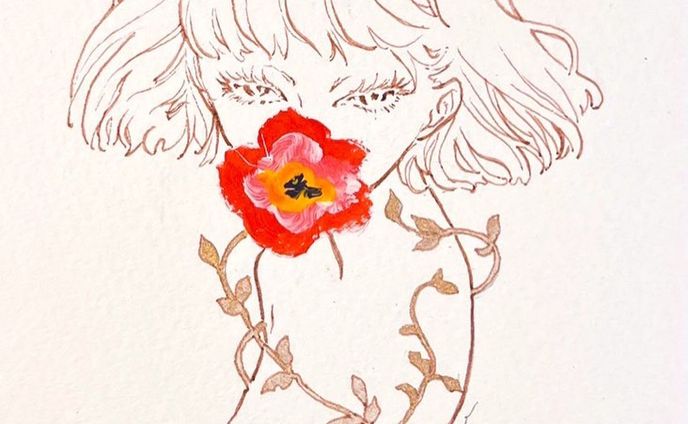 ⚘お花あむあむ

子どもの頃は花の蜜をよく吸ったもんです

アクリル絵具と顔彩で

#illustration #girl #design #illustagram #doodle #illustrations #paint #painting #drawing #mydrawing 
#instaart #art #artgram #artwork  #絵画 #アート #illustrationgram  #girilustration #イラストグラム #ドローイング #落書き #女の子イラスト #artlover🎨 #LEONA #미술 #귀여운 #插图 #艺术 #illustrazione