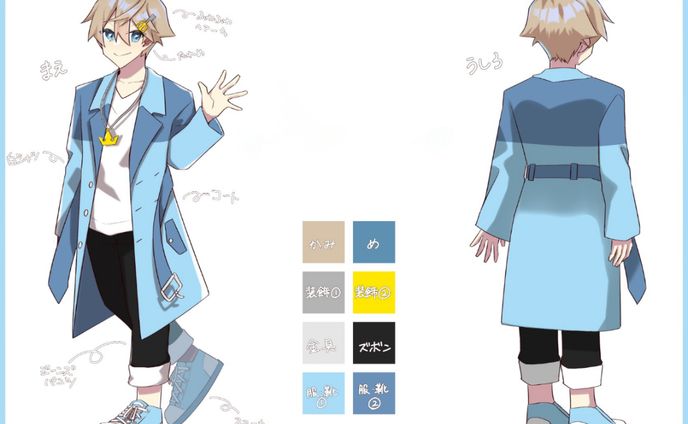 代理キャラクター キャラクターデザイン