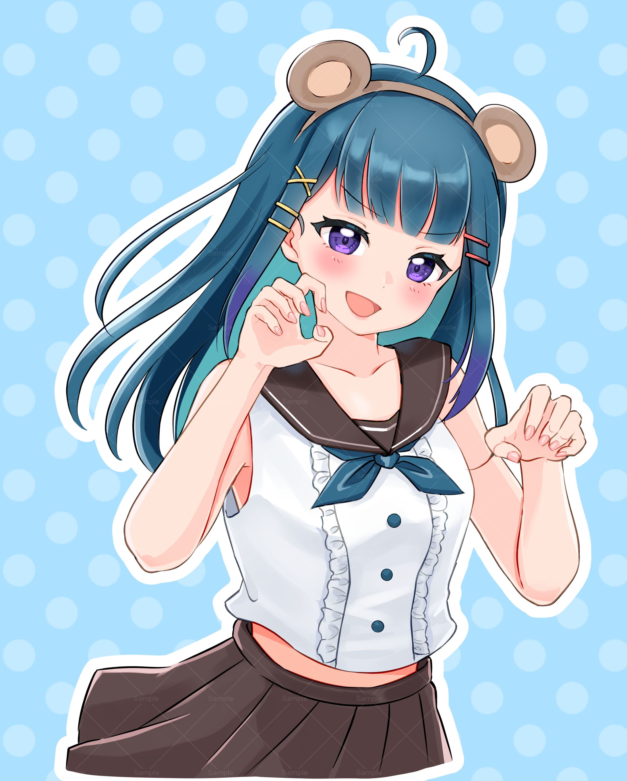 【イラスト】みみみみ放送局 おはぎ様【ご依頼】-1