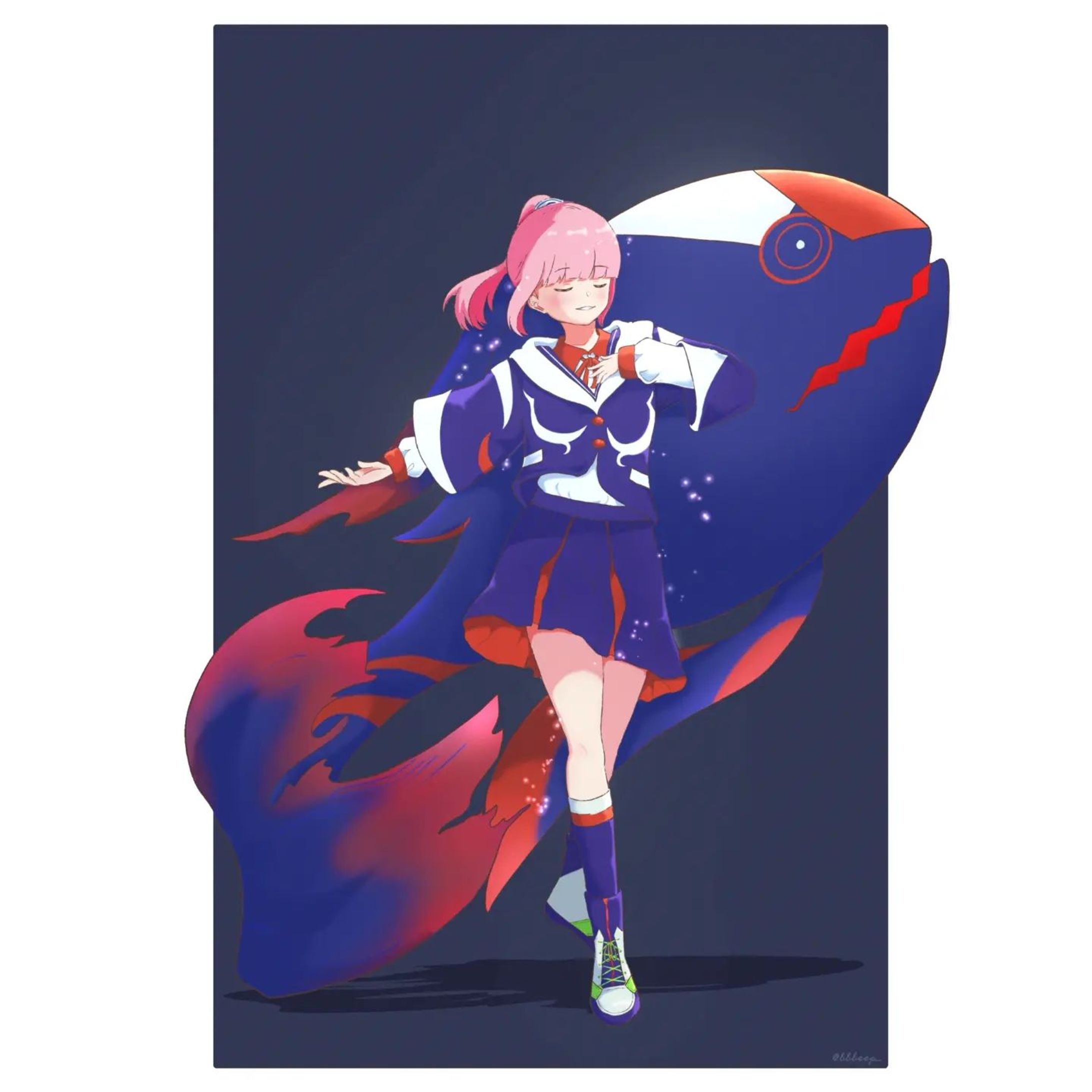 Fukakai 3 MAD!!!
I draw an illustration for Kisuke-san's flower stand. I'm very happy that I got to watch it online with the other fans of Kaf. I also feel part of me goes to Budoukan! I'm so grateful to meet everyone! It was nice meeting you all!

Go againts Fate!!!!
.
.
.
#illust #illustration #KAF #花譜 #花譜美術部 #不可解参狂ファンアート #Fukakai3 #art #digitalart #clipstudiopaint #kamitsubaki_studio #vsinger #artoninstagram #artistsoninstagram-1