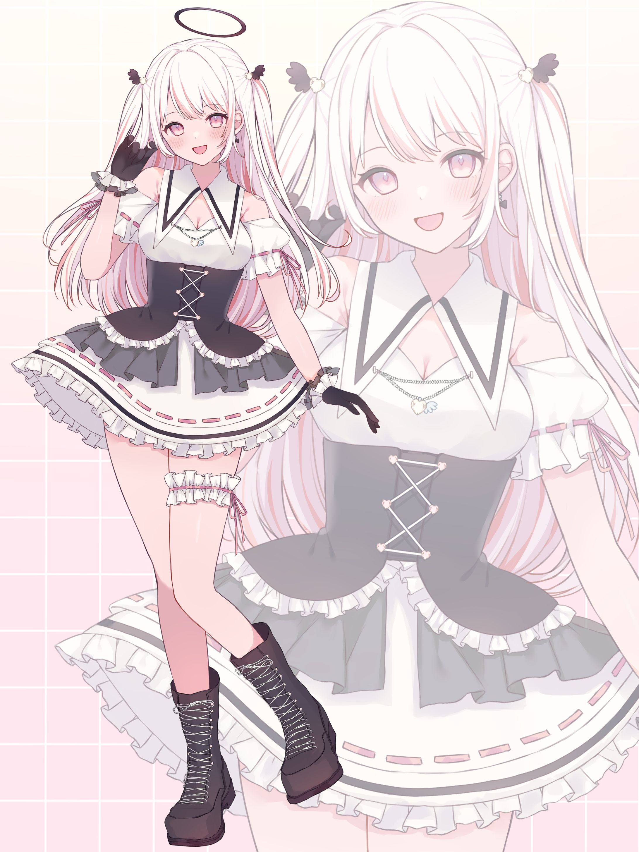 【VLiver】甘羽れう 様　立ち絵イラスト他-1