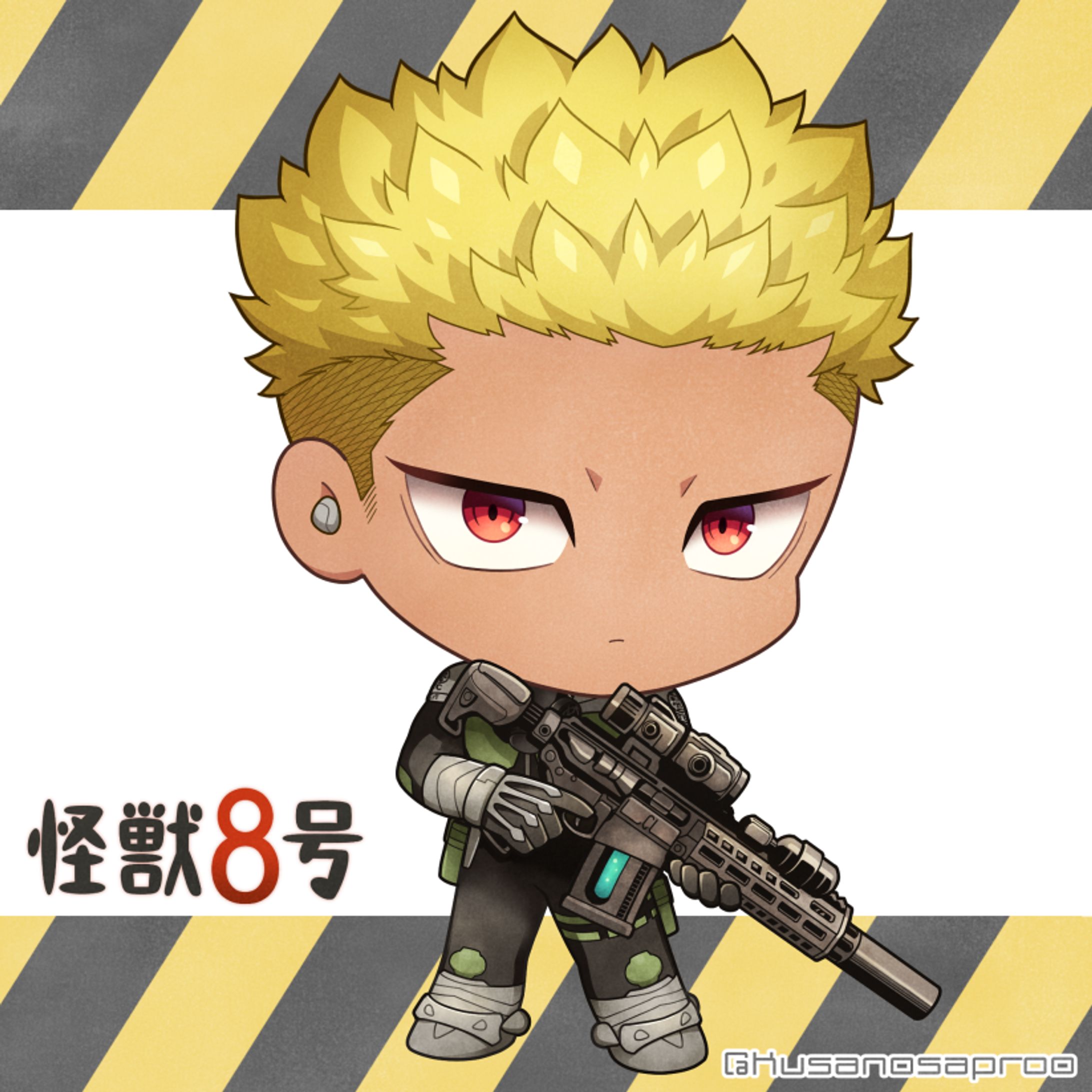 【ファンアート】怪獣8号/神楽木葵-1