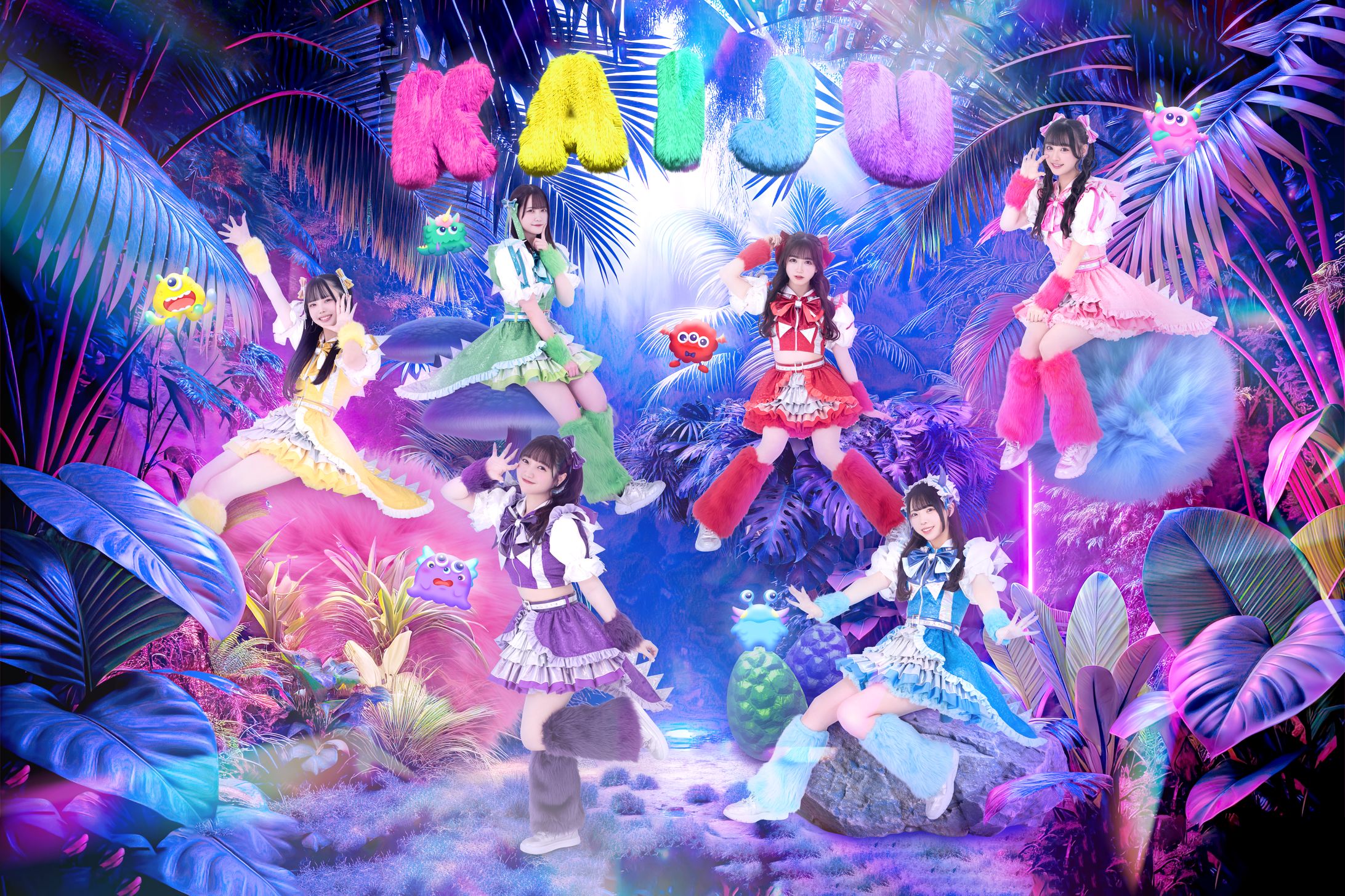 KAIJU ON THE STAGE アーティスト写真デザイン-1