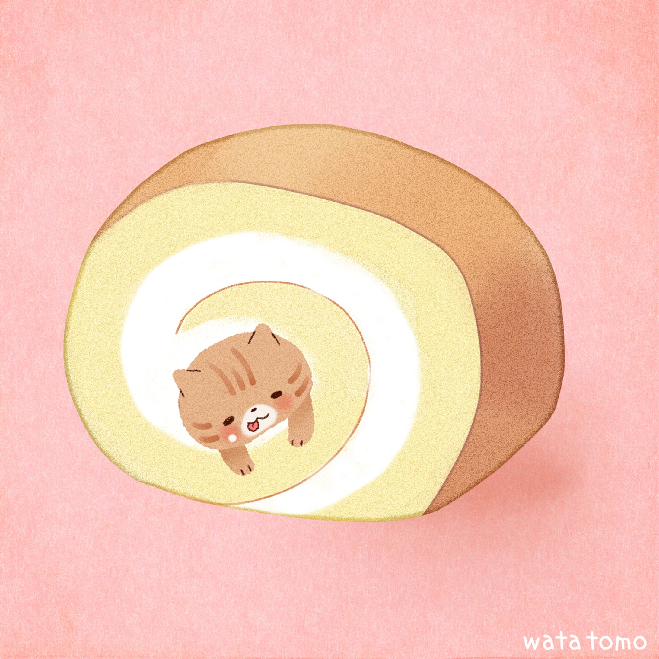 こねこロールケーキ-1