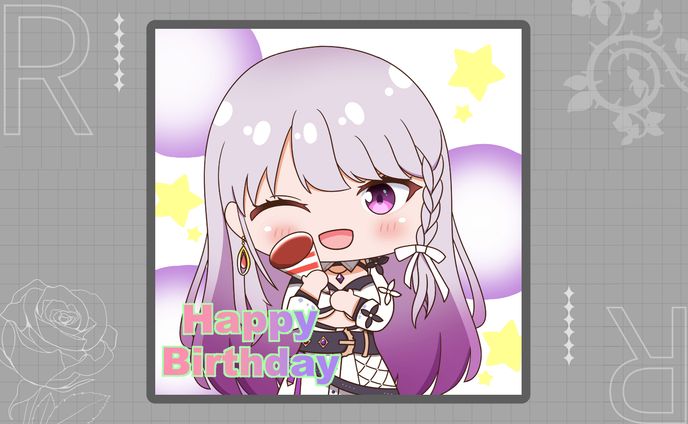 天王寺心逢様　誕生日企画イラスト