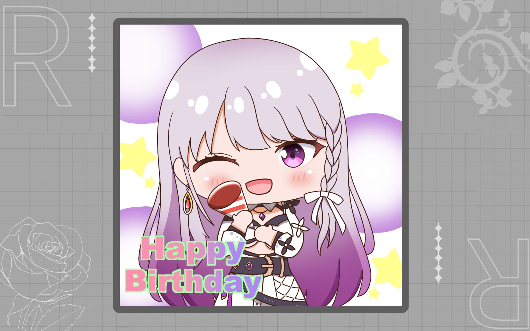 天王寺心逢様　誕生日企画イラスト-1