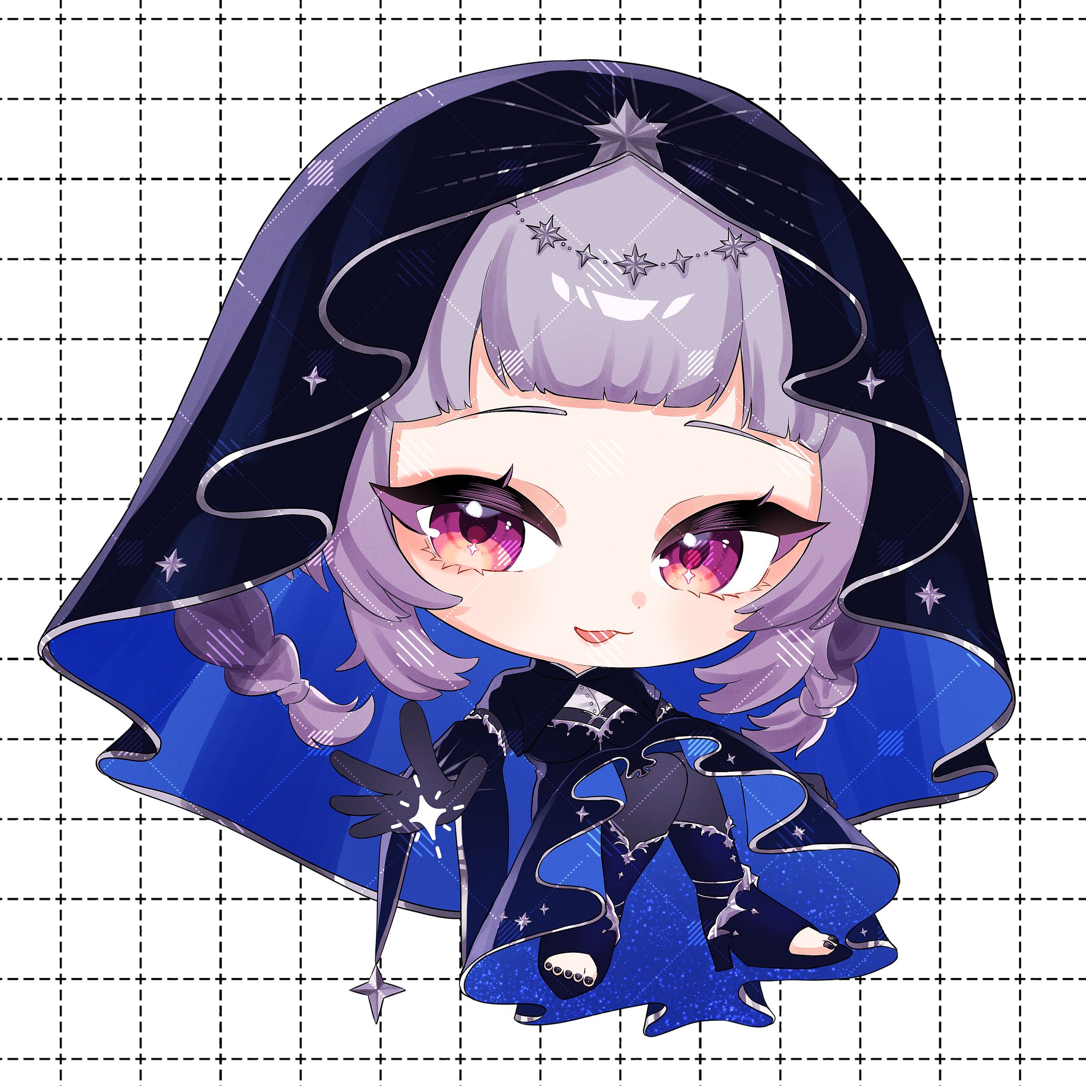 秋霜リンドウ様　SDイラスト-1