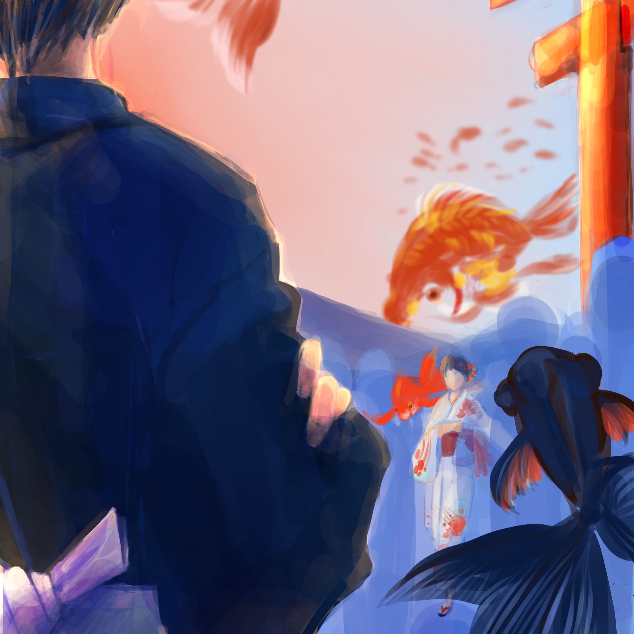 夏祭り　待ち合わせ-1