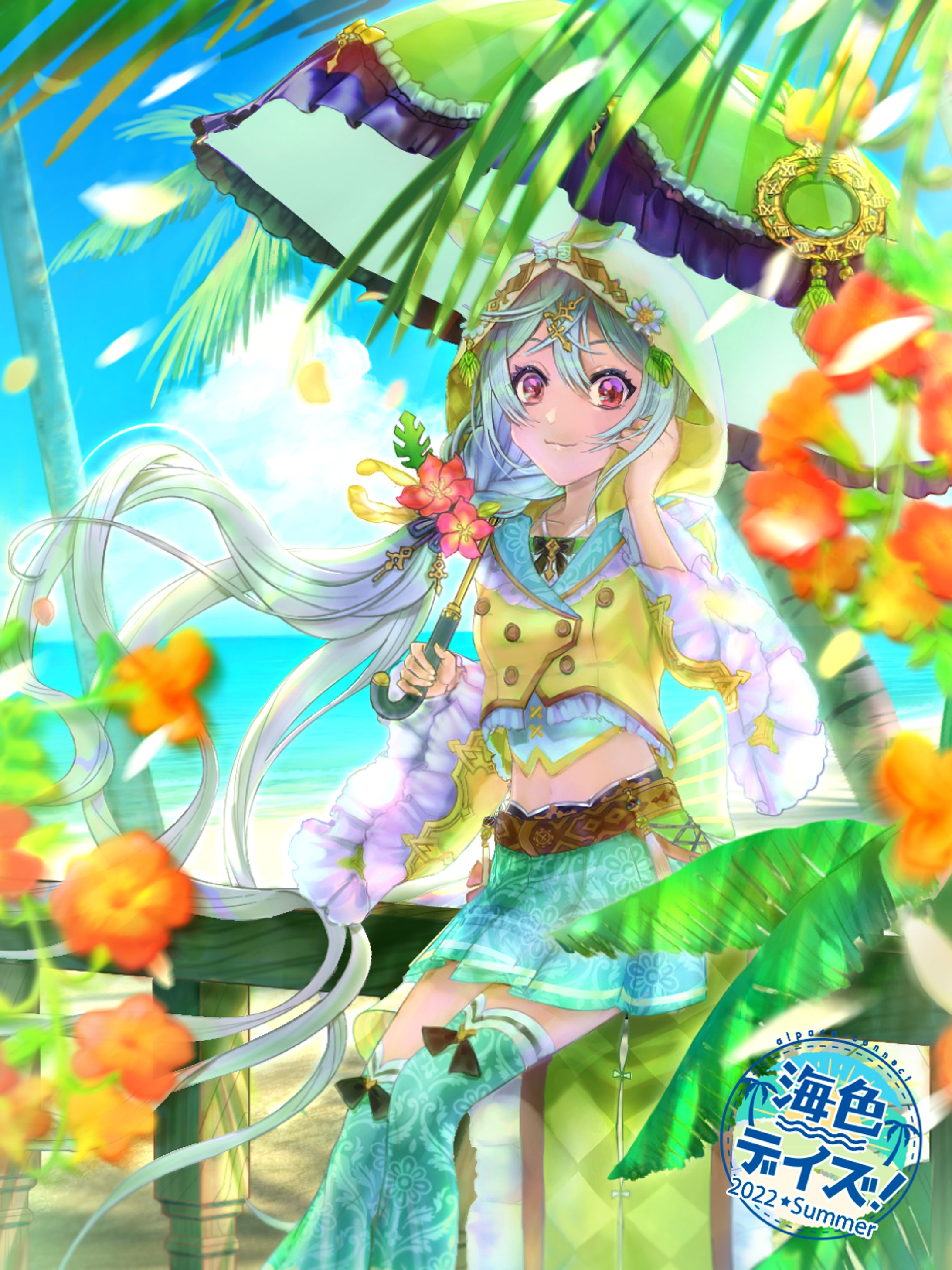 ホワイトレター　水着ピンナップ2022-1