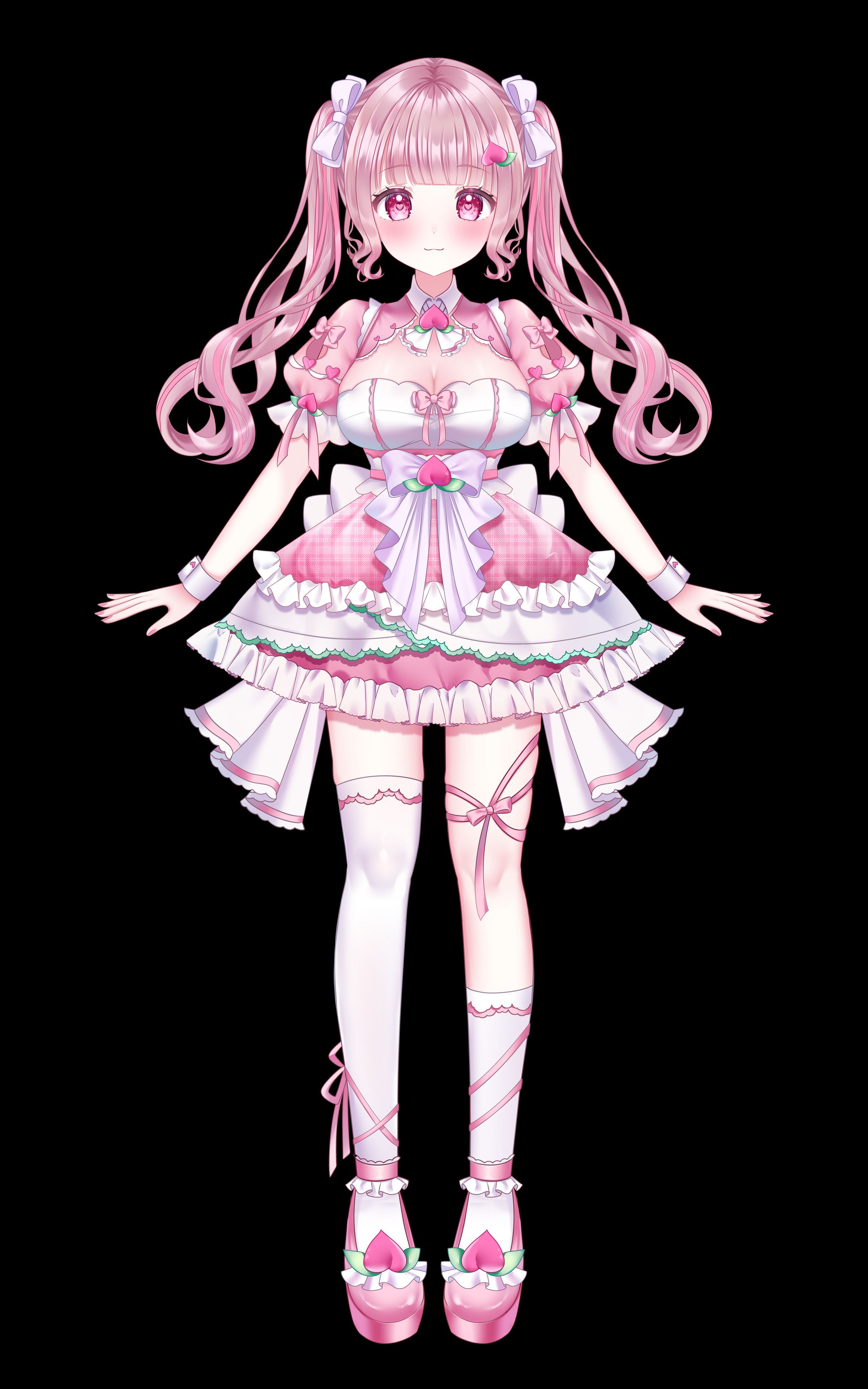 桃瀬もゆlive2D立ち絵＋一部デザイン-1