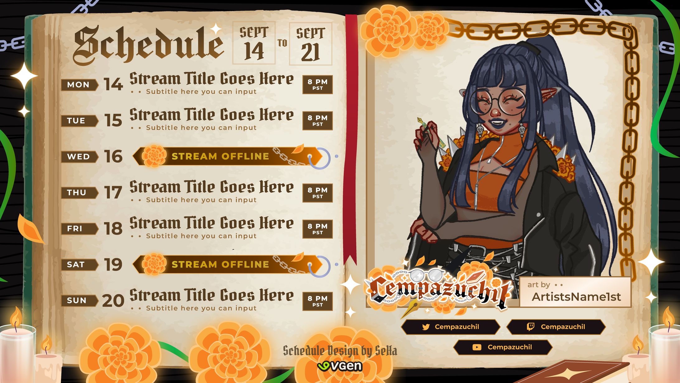 Cempazuchil Schedule-1