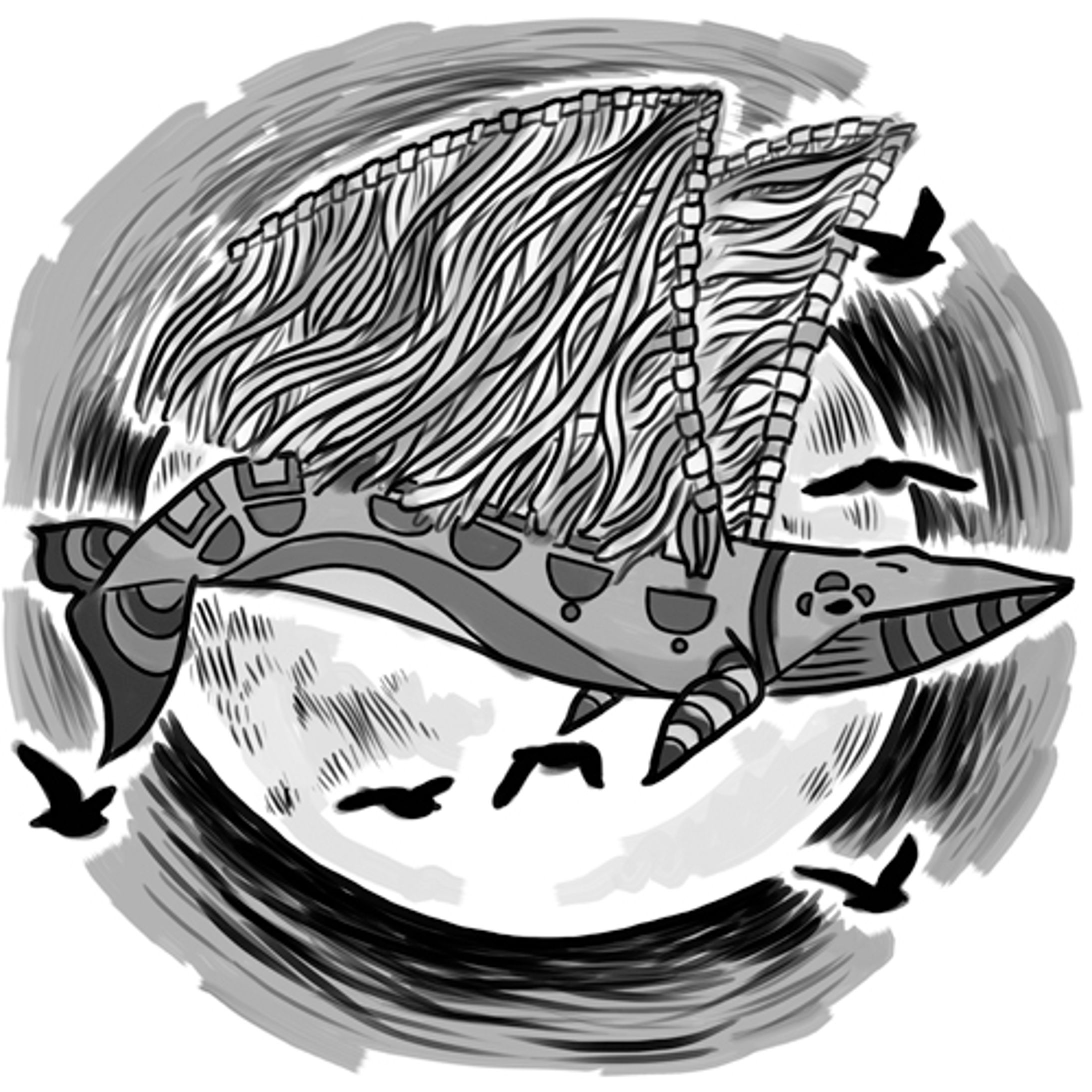 Spot illustration for "The Normal School" literary magazine-1