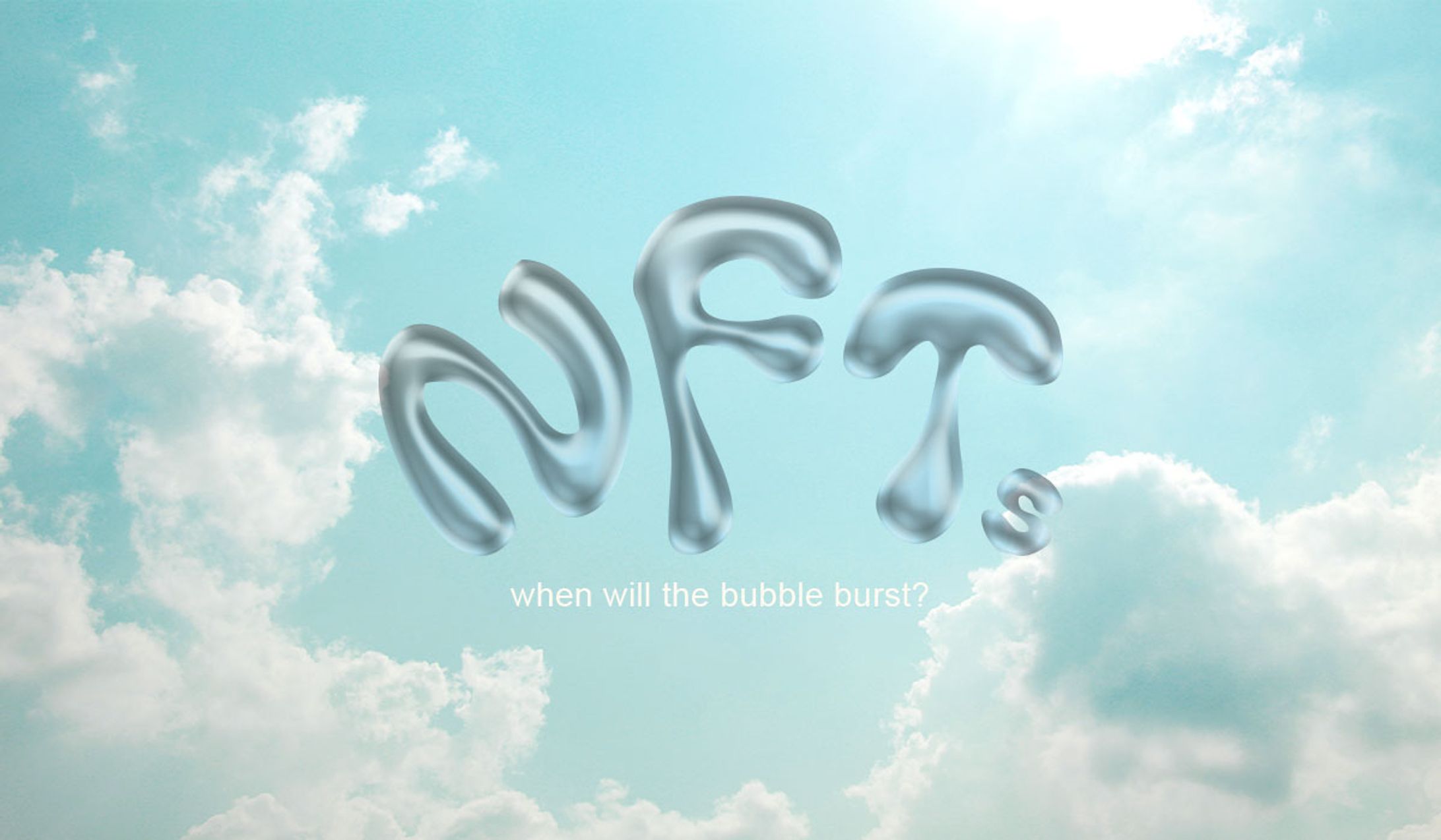 Graphic design: NFTs in bubble-1