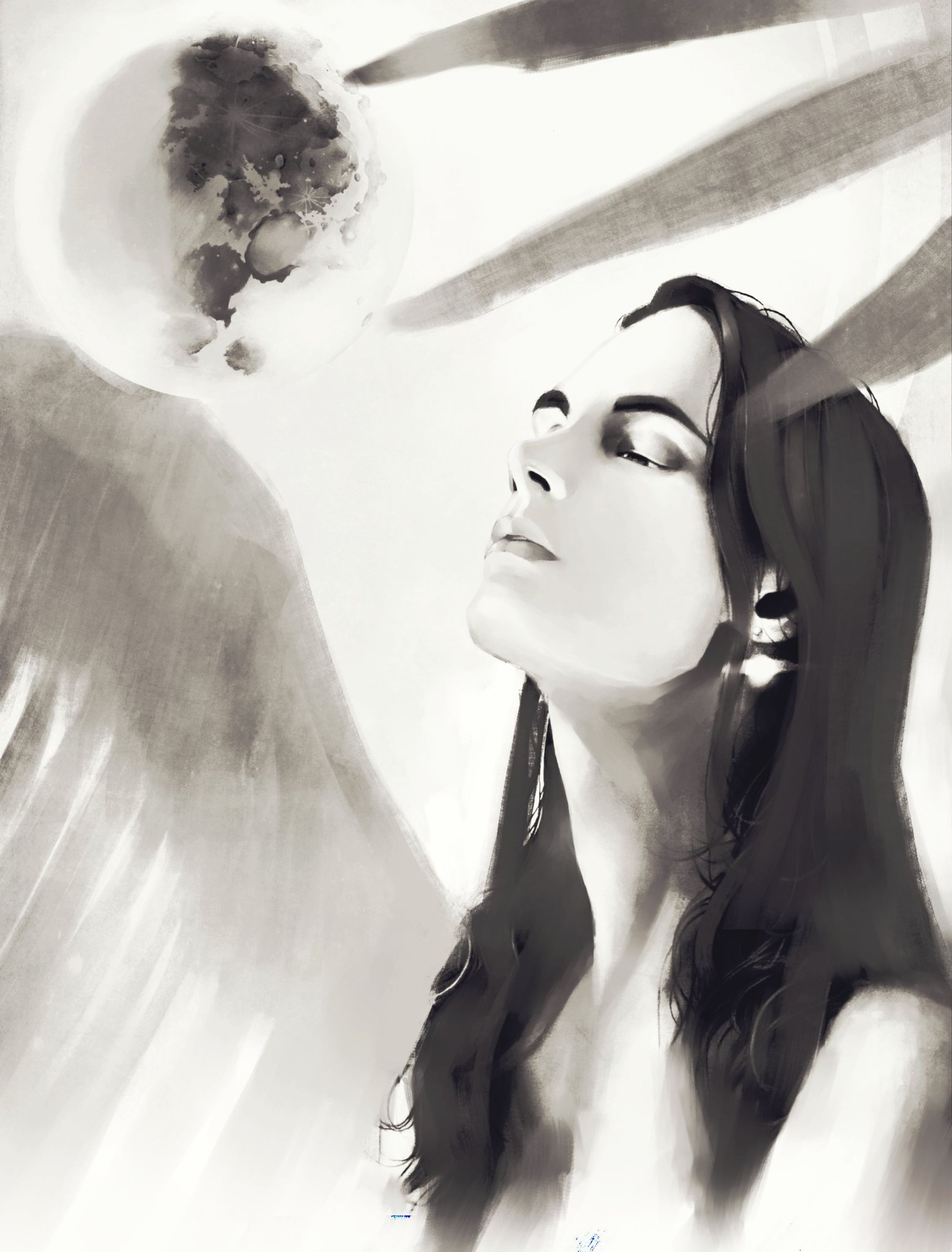 Oil Brush Drawing-1