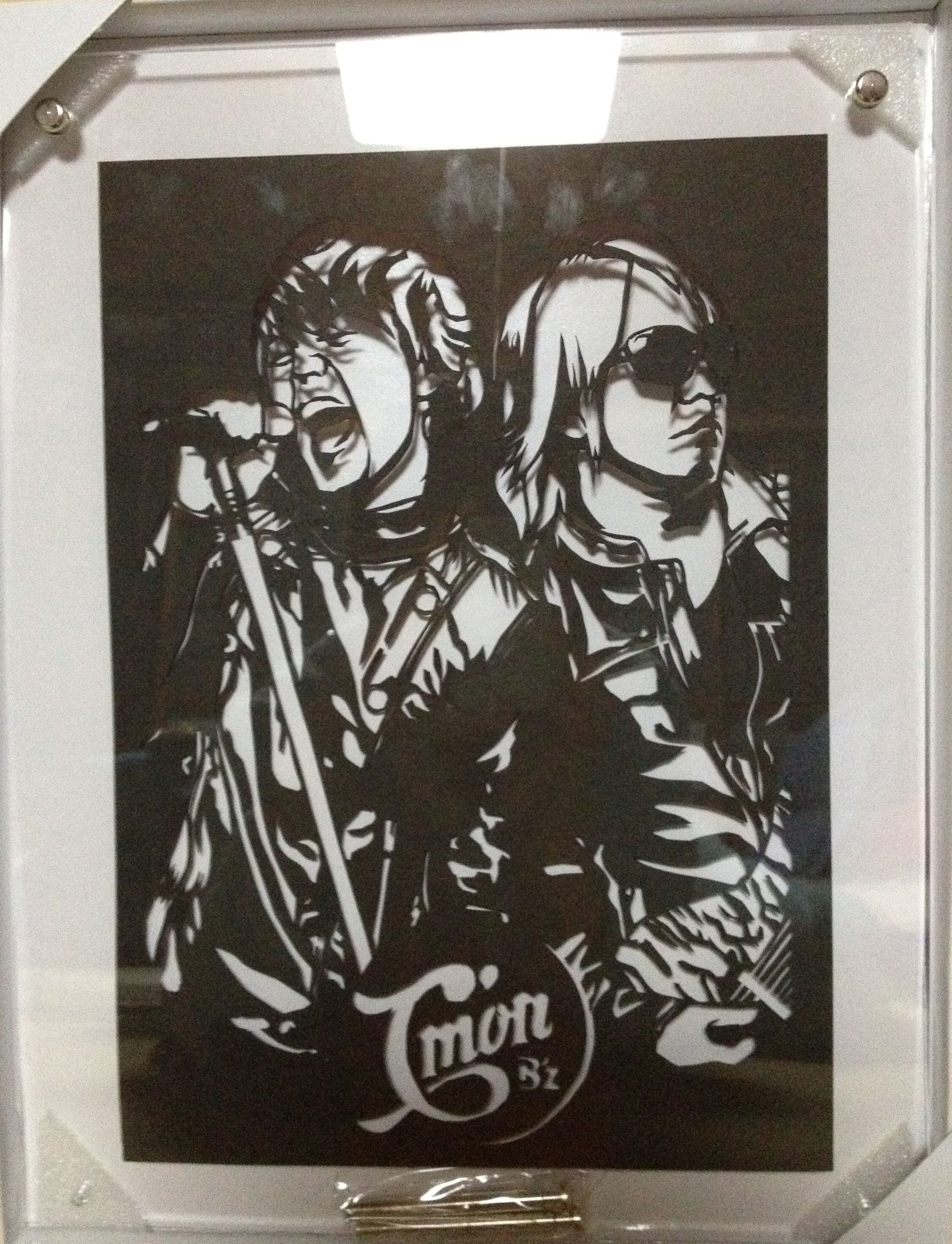 B′z切り絵-1
