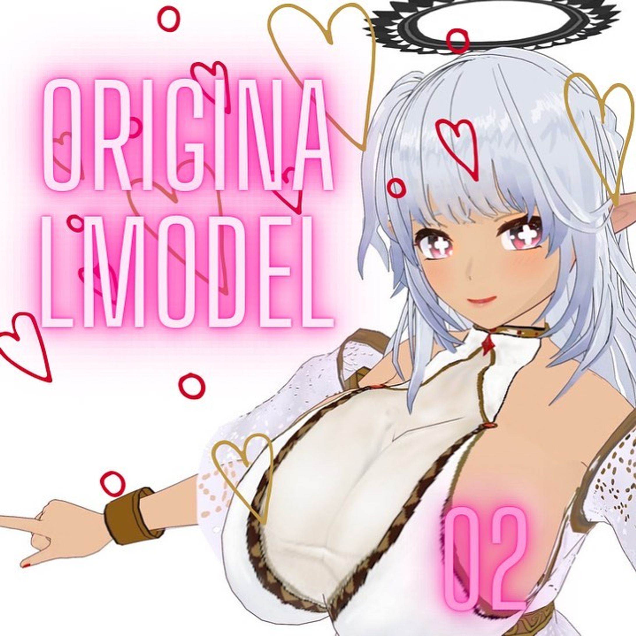 02号リリィ/オリジナル3DモデルBOOTHにて販売中-1
