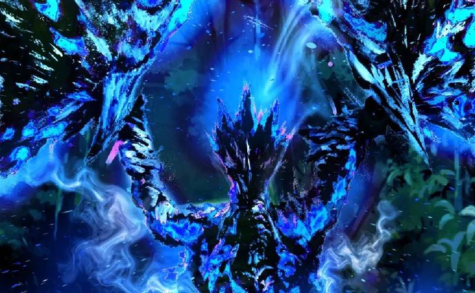 「＿＿恐れ見よ、蒼き災厄の彗星を」
#MonsterHunter 
#天彗龍 #バルファルク