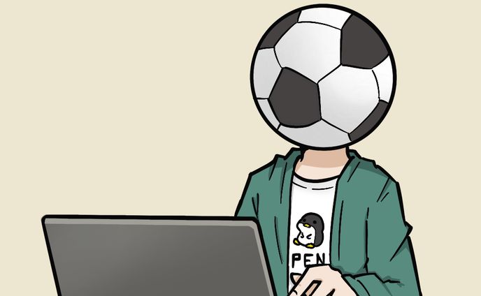 サッカーボール人間