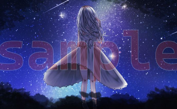 とゆゆん様　歌ってみたご依頼一枚イラスト