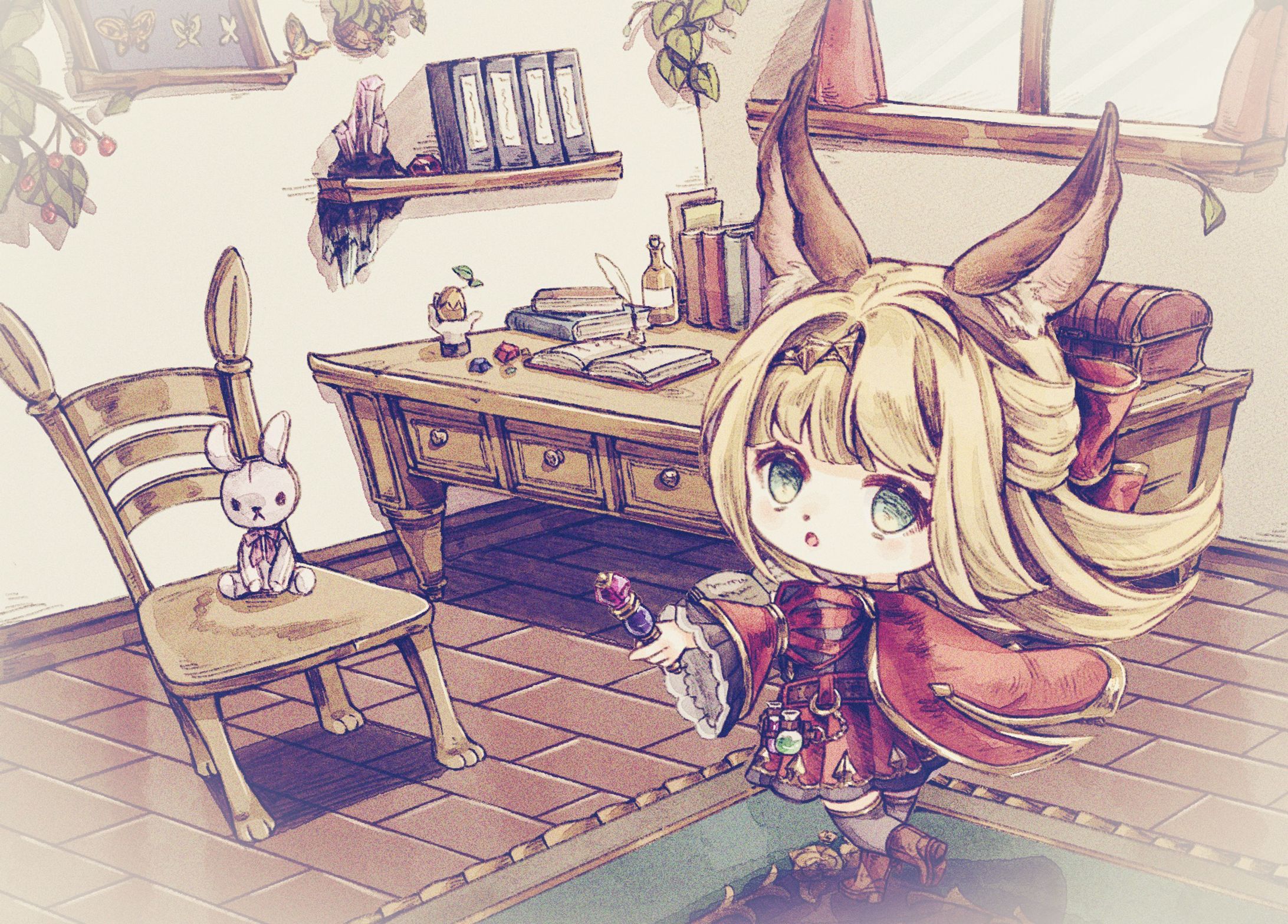 ミニキャラ・デフォルメイラスト-1