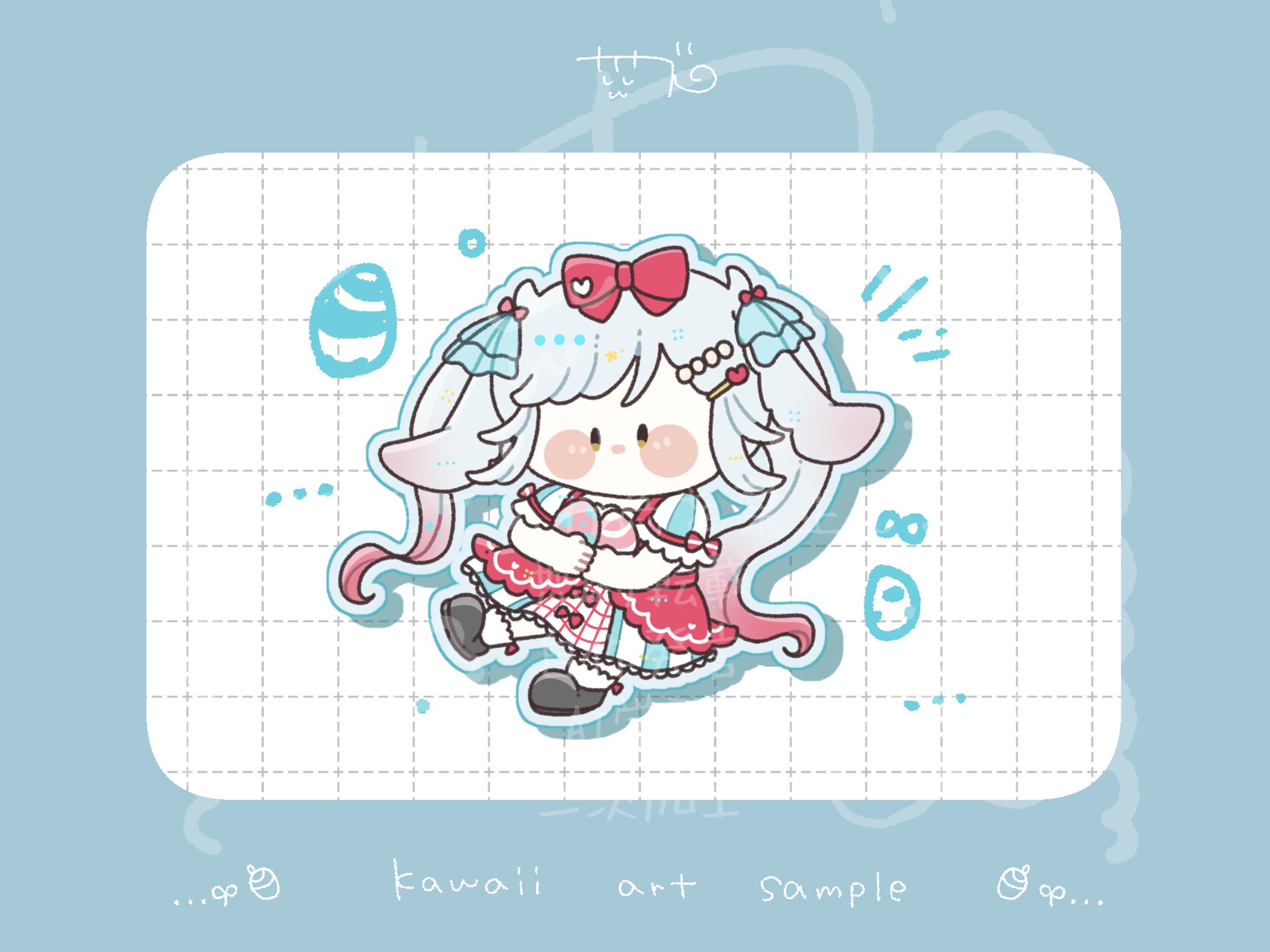 【ご依頼】SDイラスト/ちーず様-1